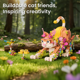 JOJO&Peach butterfly model building, STEM-inspired and easy to assemble.