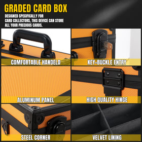 Secure lock system with keys ensures safe transport.