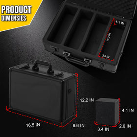 JOJOUP case features a secure lock to protect slabs and cards on the go.