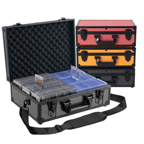 JOJOUP toploader storage box aluminum case for secure card organization and protection
