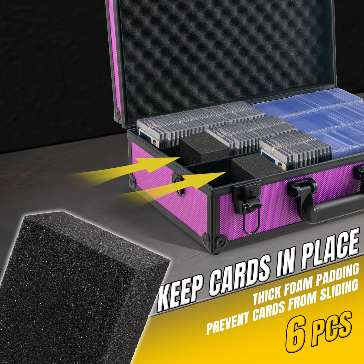 JOJOUP Toploader Storage Box reinforced aluminum frame for durable use