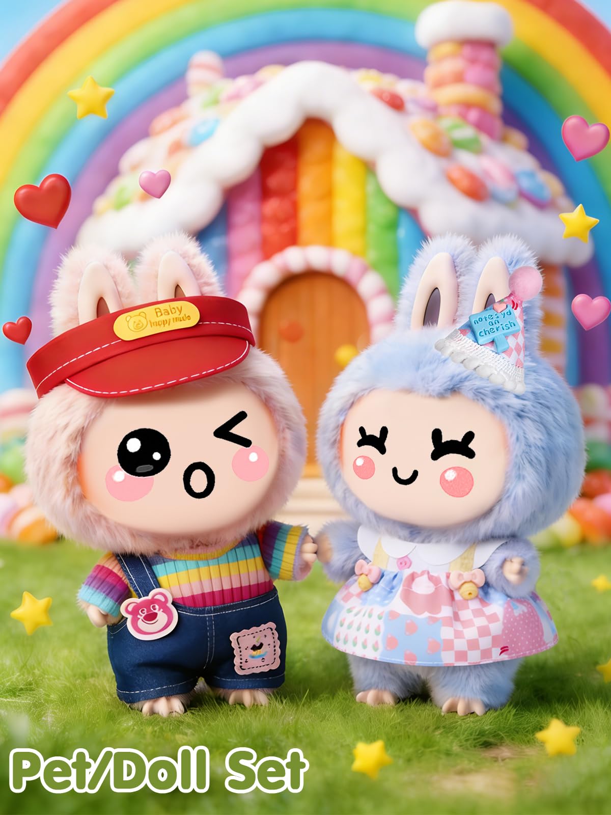 JOKERKING handmade craftmanship doll clothes with soft textures and careful stitching