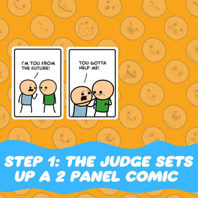 Joking Hazard cards feature outrageous scenarios to spark humorous storytelling