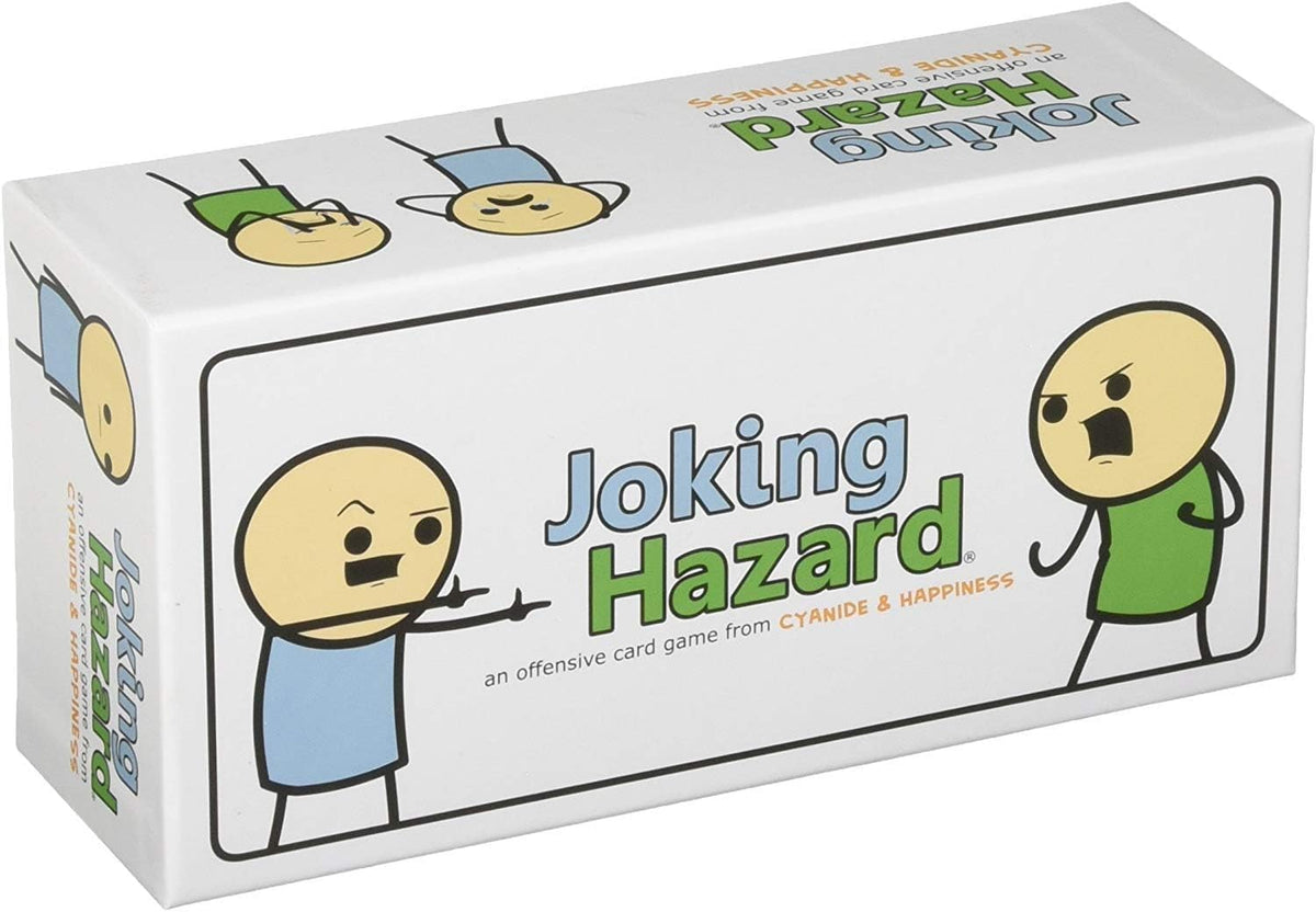 Joking Hazard illustrated panel cards reflect bold Cyanide & Happiness humor