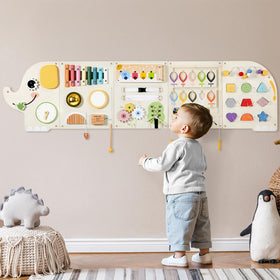 Jolie Vallée Elephant wall panel aged 3-14 with varied activities
