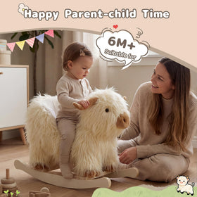 JOLIE VALLÉE TOYS & HOME sturdy design supports up to 150 lbs during active rocking