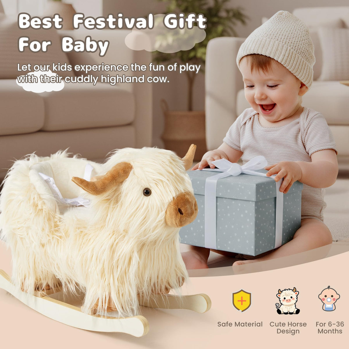 JOLIE VALLÉE TOYS & HOME beginner-friendly assembly with two rockers included
