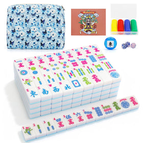 Jolitac American Mahjong tiles 166-count with durable, easy-to-read engravings.