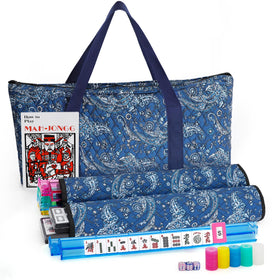 Jolitac American Mahjong tiles with 166-piece set and clear engravings for quick reading.