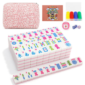 Jolitac American Mahjong tiles 166 premium tiles with durable, smooth feel for long-lasting gameplay.