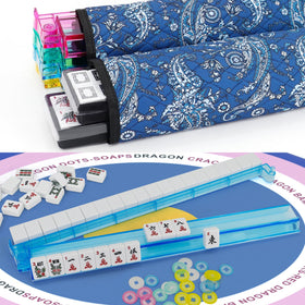 Jolitac paisley exterior conceals organized compartments for tidy storage.