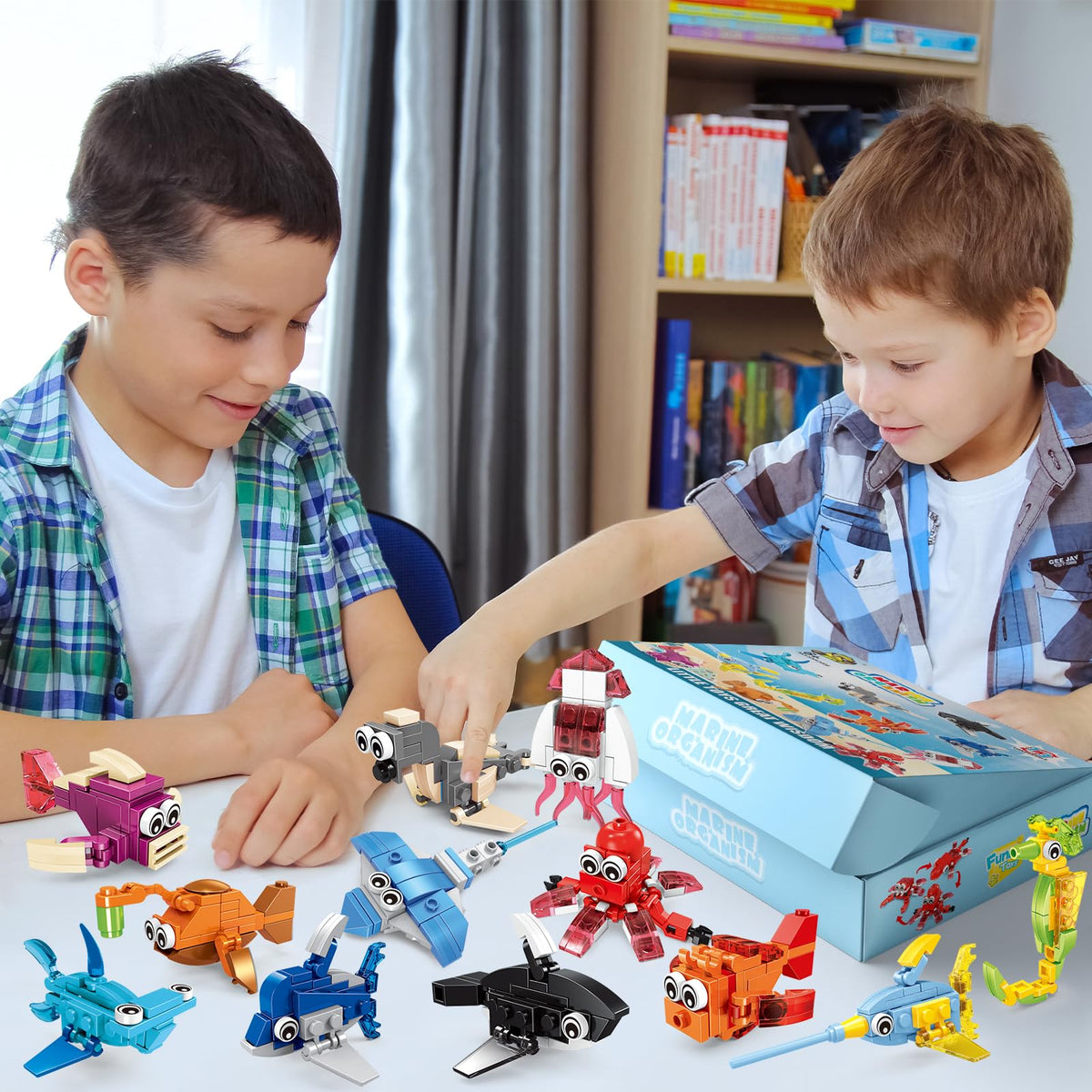JOLJUMP kids assembling blocks promotes hands-on learning and imagination