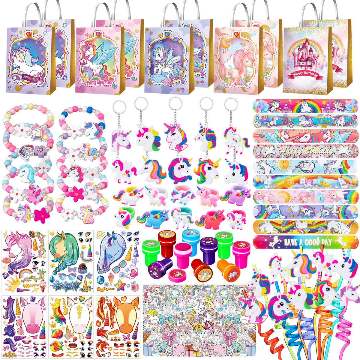 JOLJUMP party favors bags: colorful gift bags for birthdays and classroom prizes.
