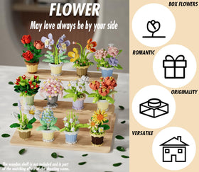 Jollcnoia flower pot blocks add elegant tranquil accents to workspaces.