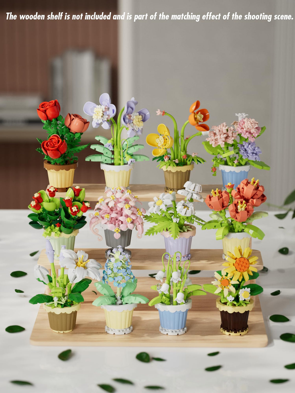 Jollcnoia miniature bonsai blocks encourage mindful decorative learning at home.