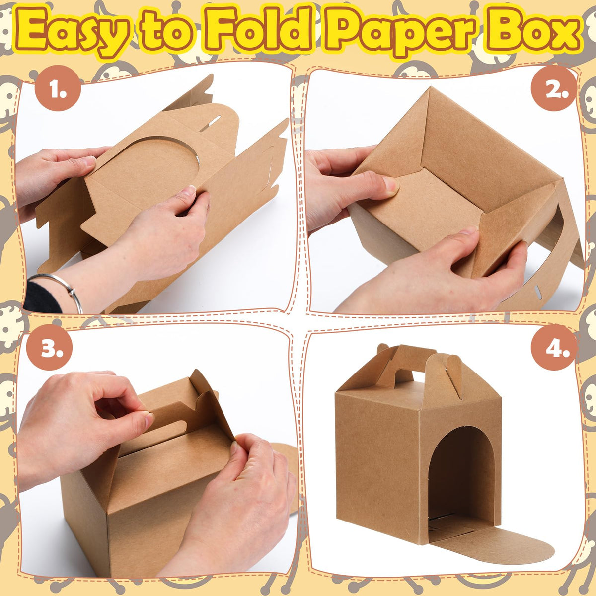 JolliLudo kraft paper box highlights gift-ready adoption keepsake.