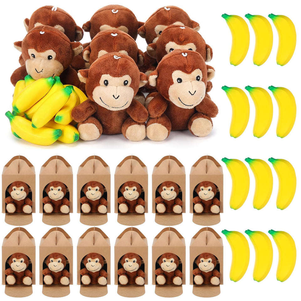 JolliLudo plush monkey for party favors and keepsakes.