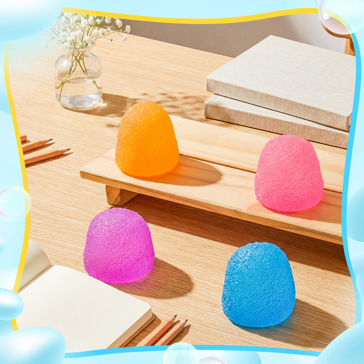 JolliLudo gummy squeeze ball purple delivers soft texture and relaxation potential.