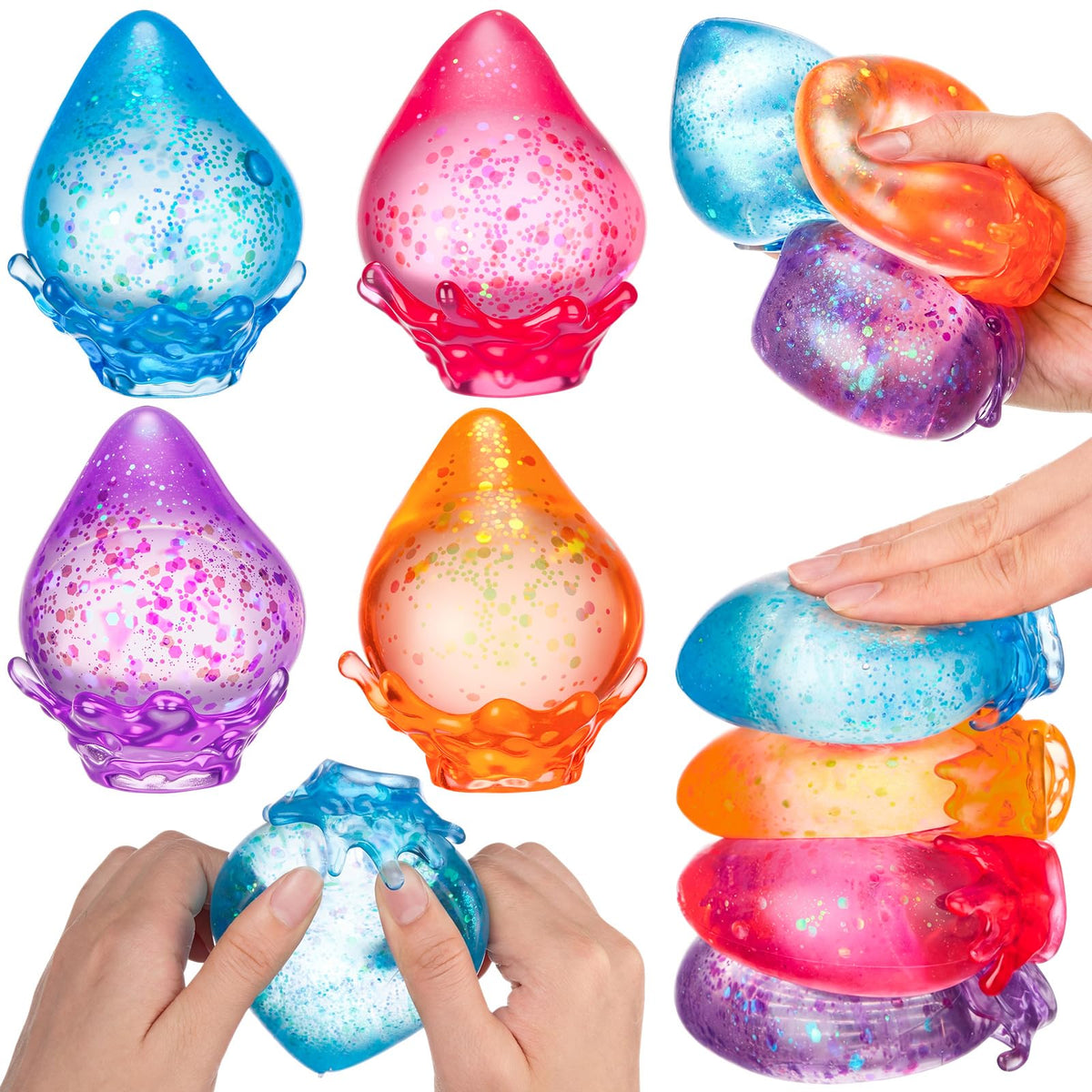 JolliLudo pink gummy squeeze drop for sensory focus and calm.