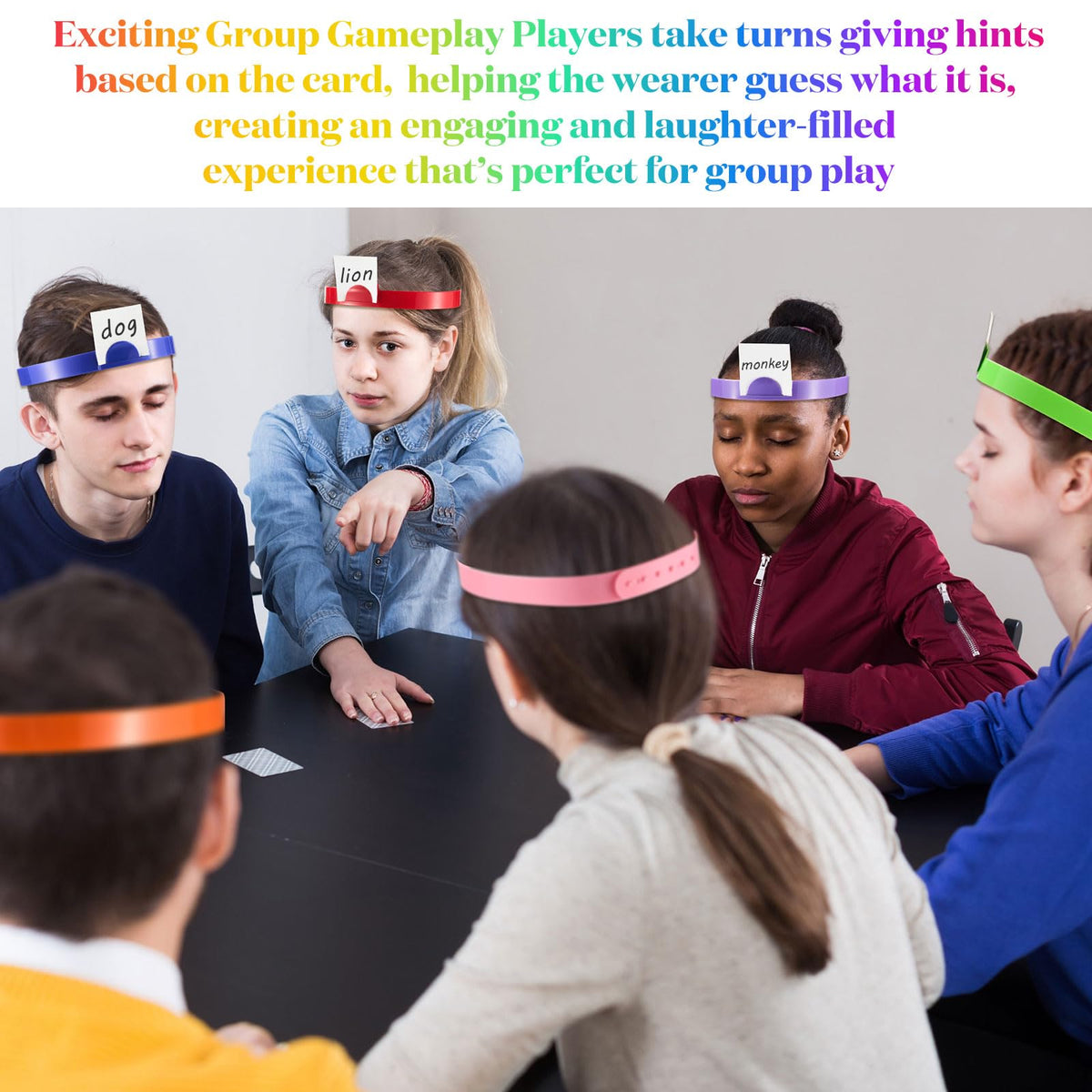 JolliLudo headbands in blue promote organized teams for parties and events