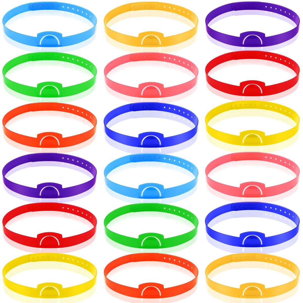 JolliLudo headbands in red for quick team setup during family game night