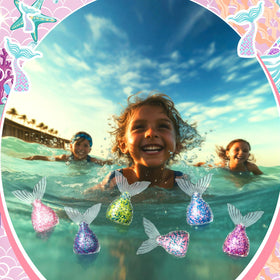 JolliLudo mermaid stress ball soft and reboundable thanks to elastic material.