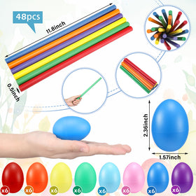 JolliLudo plastic egg shakers deliver crisp percussion for kids and beginners.