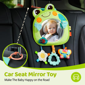 Jollybaby frog crash-tested fabric provides soft edges.