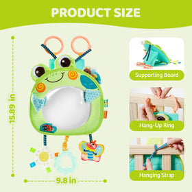 Jollybaby frog multi-scene hanging design for carts.