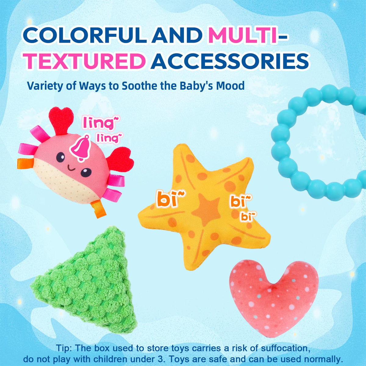 Jollybaby Ocean Whale toy teether aspect ready for soothing teething moments.