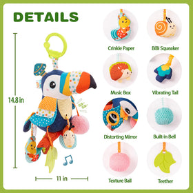 Jollybaby portable hanging hook design ideal for travel.