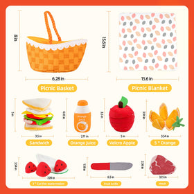 Jollybaby soft watermelon slices support imaginative picnics and cooperative games with peers.