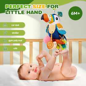 Jollybaby premium soft fabrics meet safety standards.