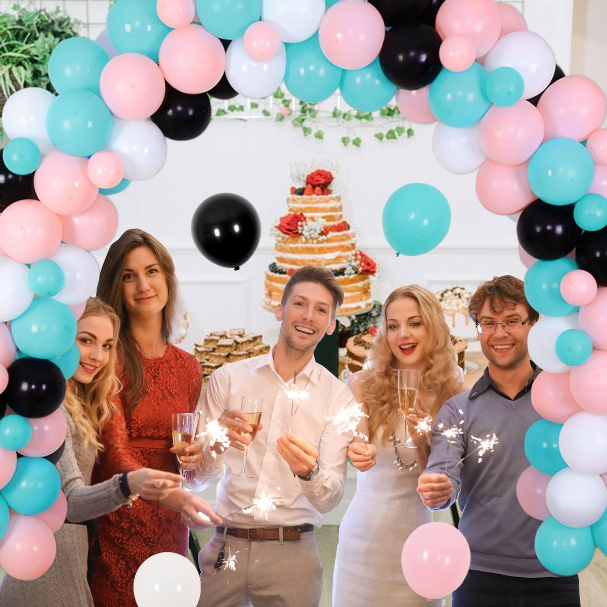 Jollyboom balloon garland strip forms smooth decor lines