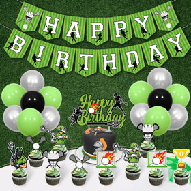 Jollyboom Lacrosse cupcake toppers; perfect for desserts and snacks.