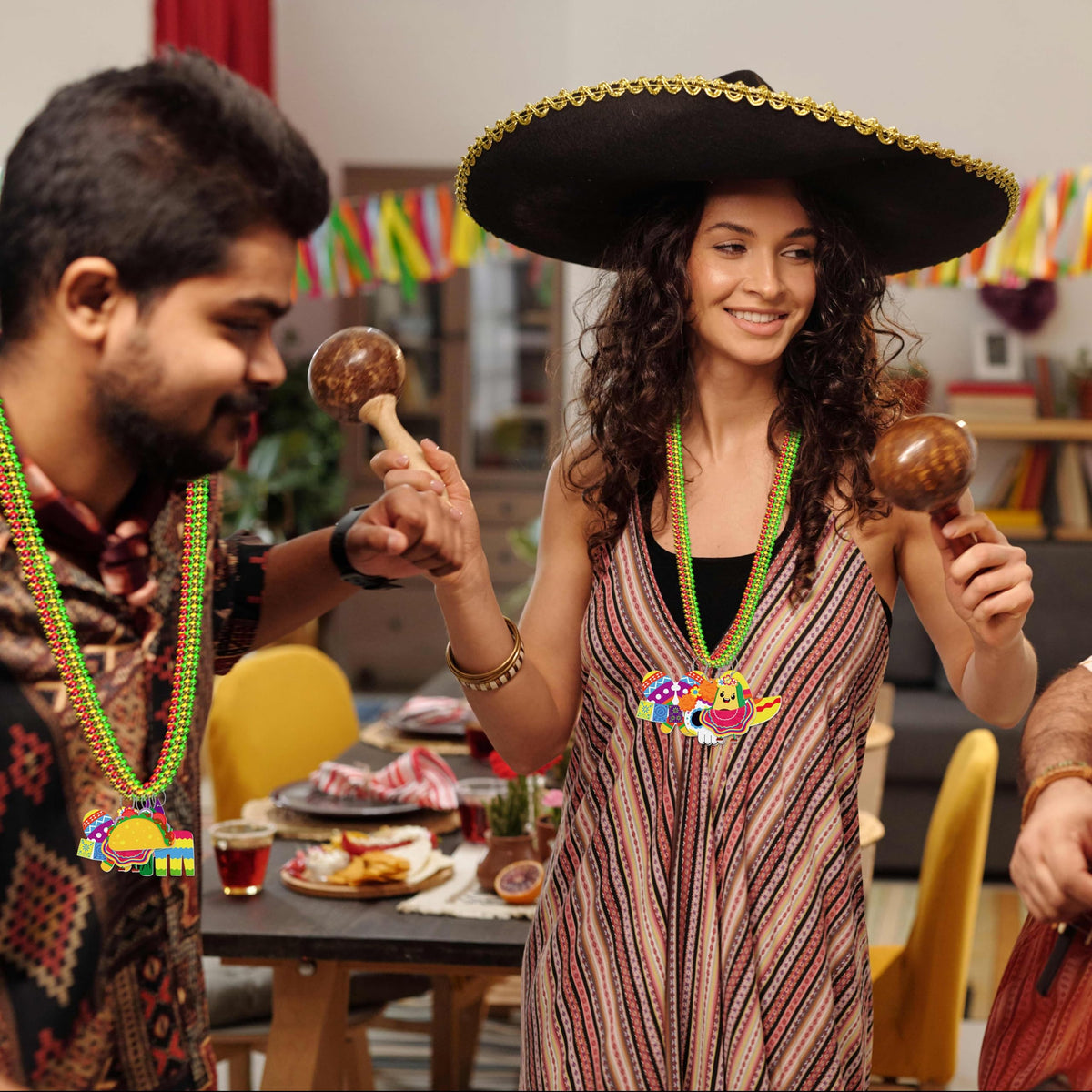 jollylife chili design necklace adds color and charm to celebrations