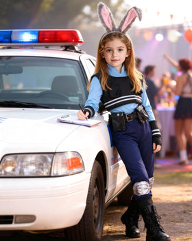 JoltMemori police badge for kids costume, boosts authentic role-play.