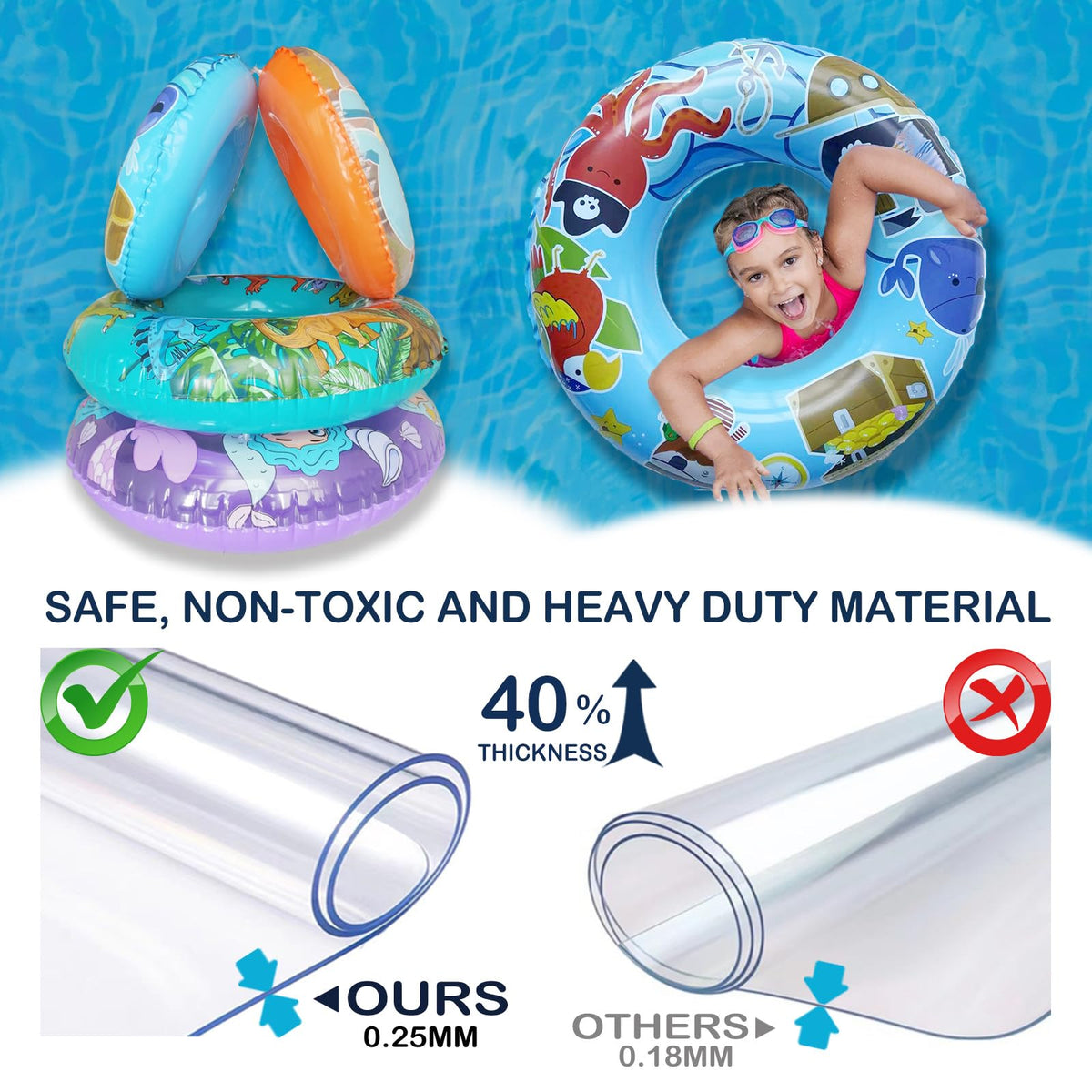 Jomi & Jolly 24in dinosaur pool float for kids and playtime