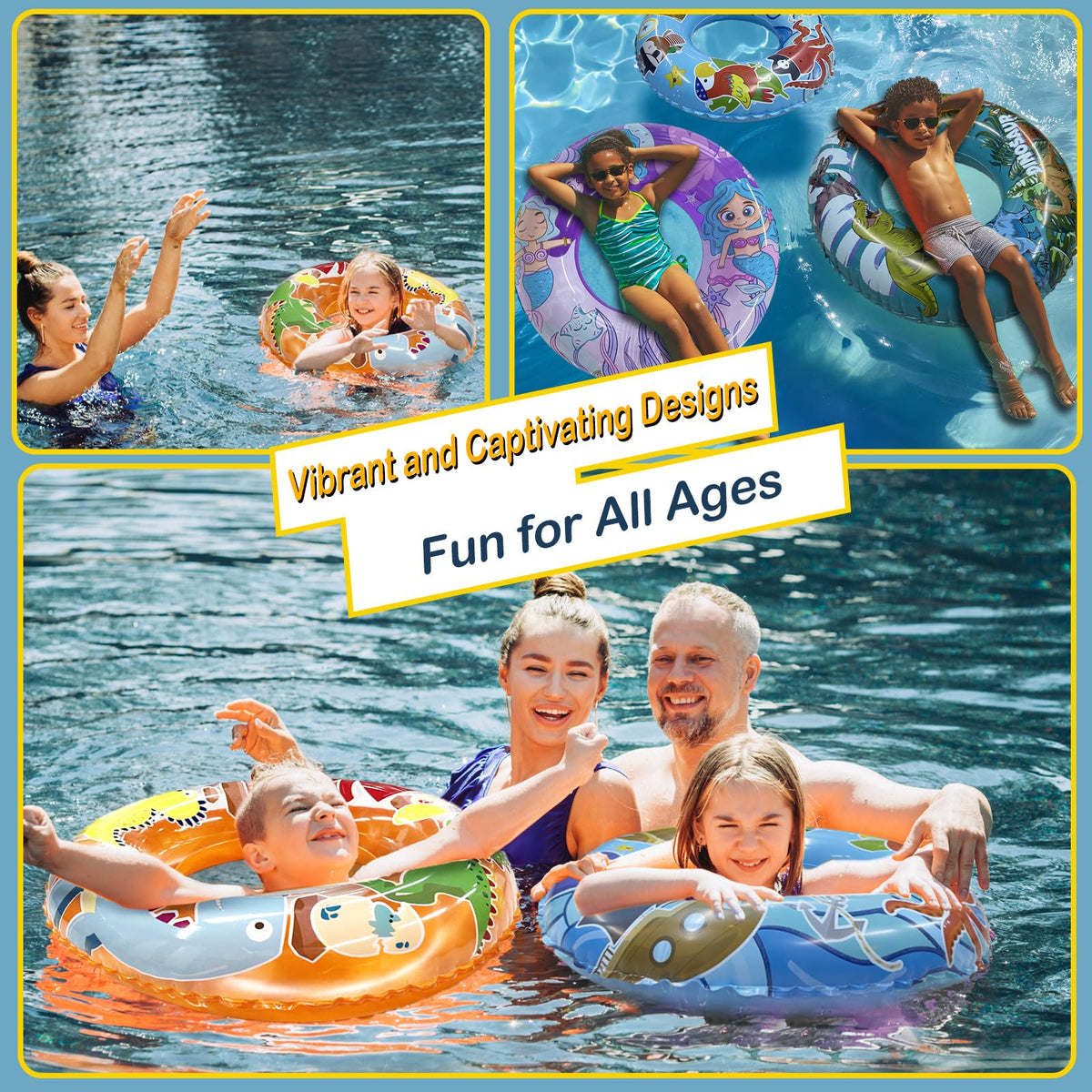 Jomi & Jolly 36in dinosaur pool float for bold pool days