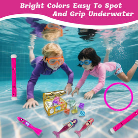 Jomi and Jolly dive sticks ideal for practicing dives and precise grabs.
