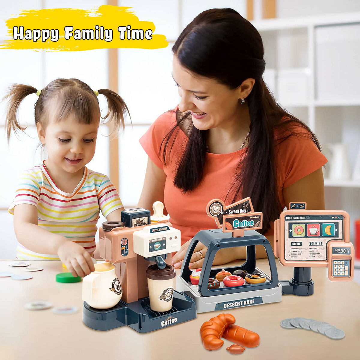 Jomifin 41-piece durable playset designed for safe easy cleanup