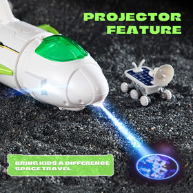 Jomifin Spaceship toy open cockpit for astronaut placement