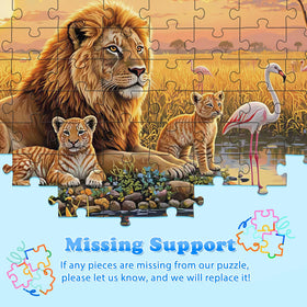Jomzuci family-night puzzle set, fosters fun, conversation, and screen-free bonding.
