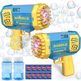 JONEG bubble machine pair with two-colored wands for a bright bubble show