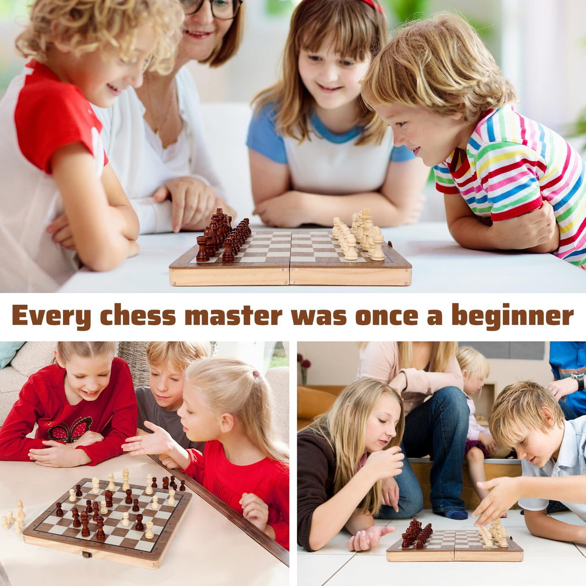 Joneytech portable chess set lets you play anywhere anytime.
