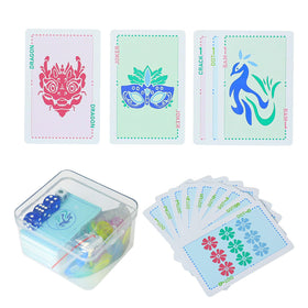 Jongyance 160-piece American Mahjong set laid out with full card layout for quick recognition