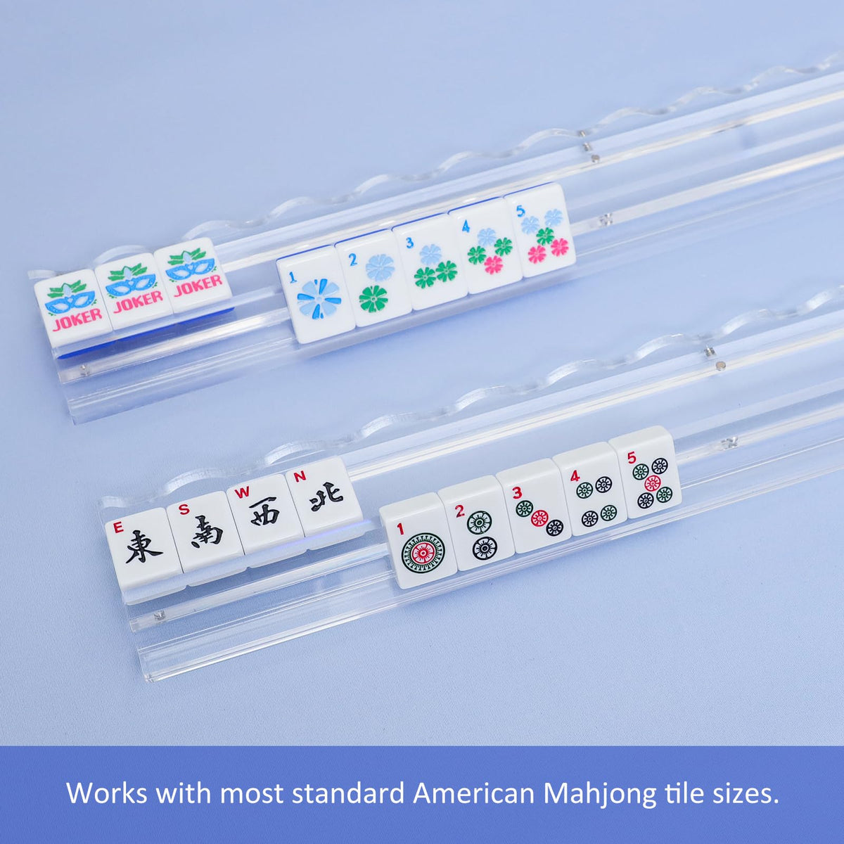 Jongyance clear acrylic construction emphasizes durability and simple cleaning