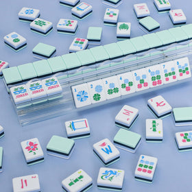 Complete 160-tile set ready for American Mahjong games.