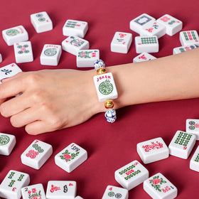 Jongyance durable plastic tile ensures long-lasting charm through countless games.