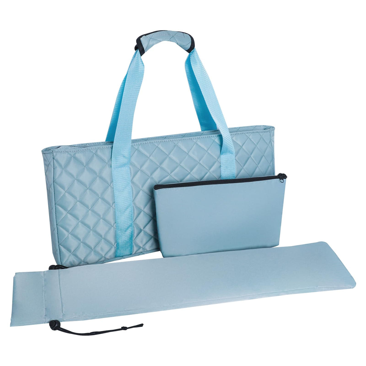 Jongyance blue mahjong bag in full view for organized travel